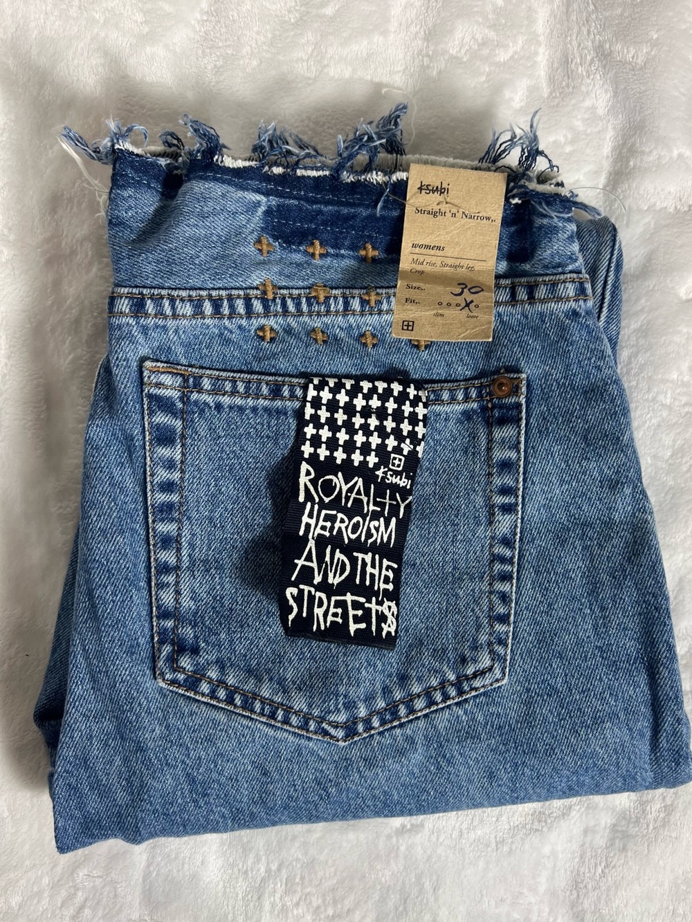 Ksubi Straight N Narrow Ripped City Jeans